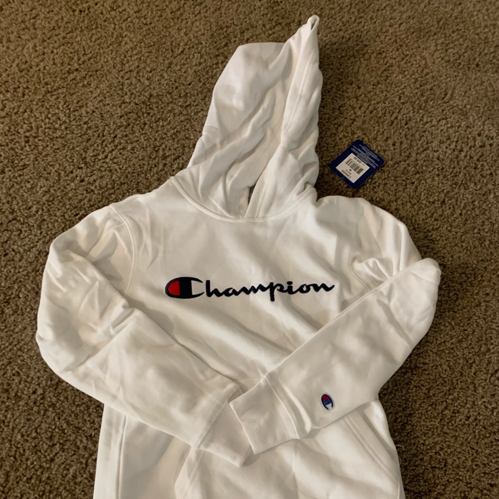Champions white sweatshirt